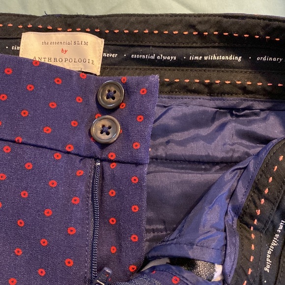 Anthropologie Essential Pants 0 - Picture 4 of 12